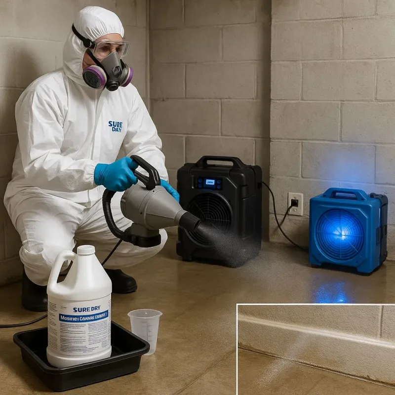 Sanitization and Odor Removal process in Harristown, IL