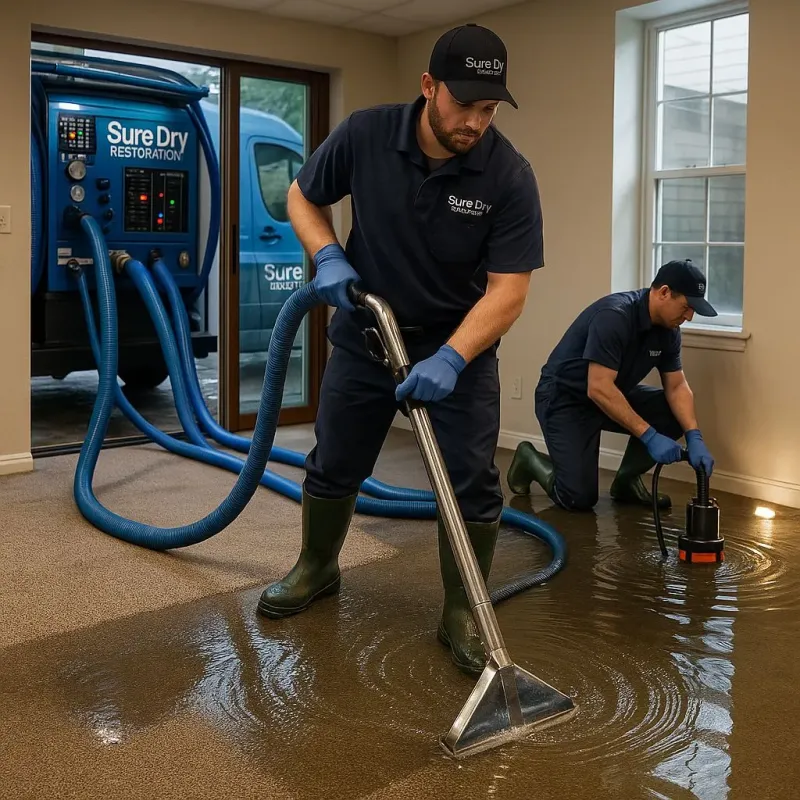 Water Extraction and Removal process in Harristown, IL